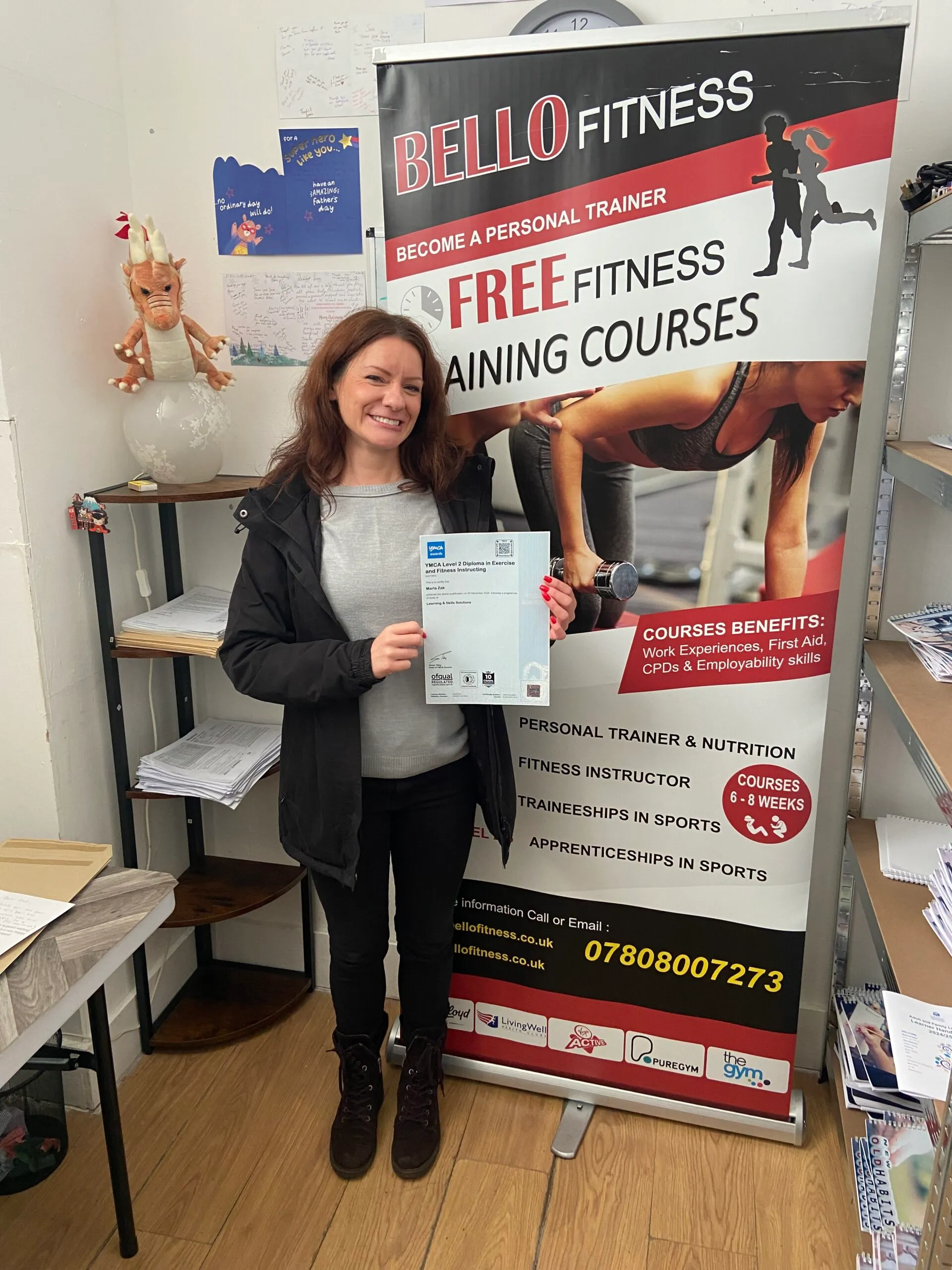 Maria Zack, Bello Fitness graduate