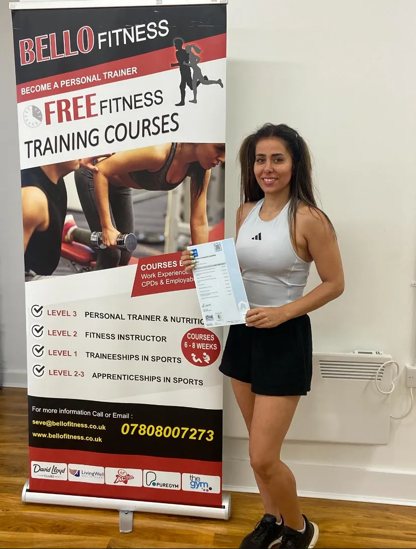 Ehda Tabaghforoosh, Bello Fitness graduate